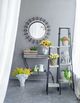 A & B Home 2-Piece Black/Gray Metal Shelf Set-3