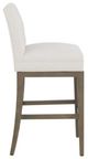 Fairfield® Customizable Entree Dining Straight Short Button Back Bar Stool-2