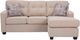 Decor-Rest® Furniture LTD Customizable 2298 Sofa with Chaise-1