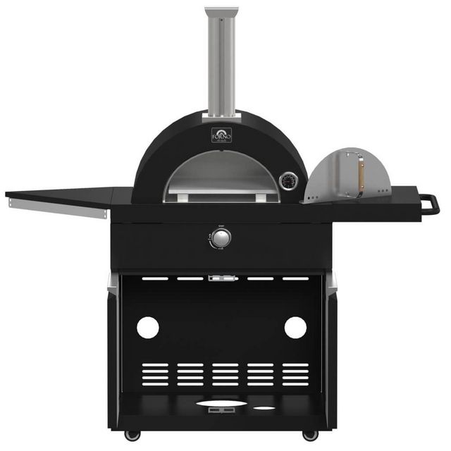 FORNO® Alta Qualita 5 Burner 176" Black Outdoor Kitchen Kit-9