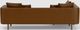 EQ3 Customizable Replay 2-Piece Leather Left-Arm Facing Sofa Sectional and Backless Chaise-3