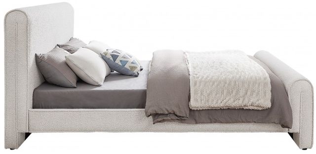 Meridian Furniture Stylus Cream Full Upholstered Panel Bed-2