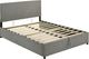 Coaster® Reeves Gray Youth Full Hydraulic Storage Panel Bed-2