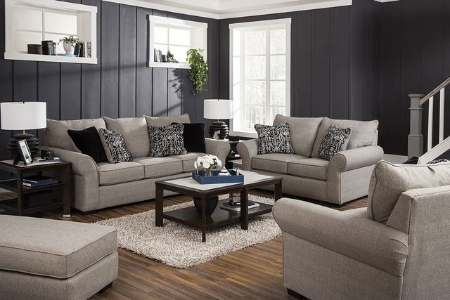 Jackson Furniture Maddox Fossil Ottoman-3