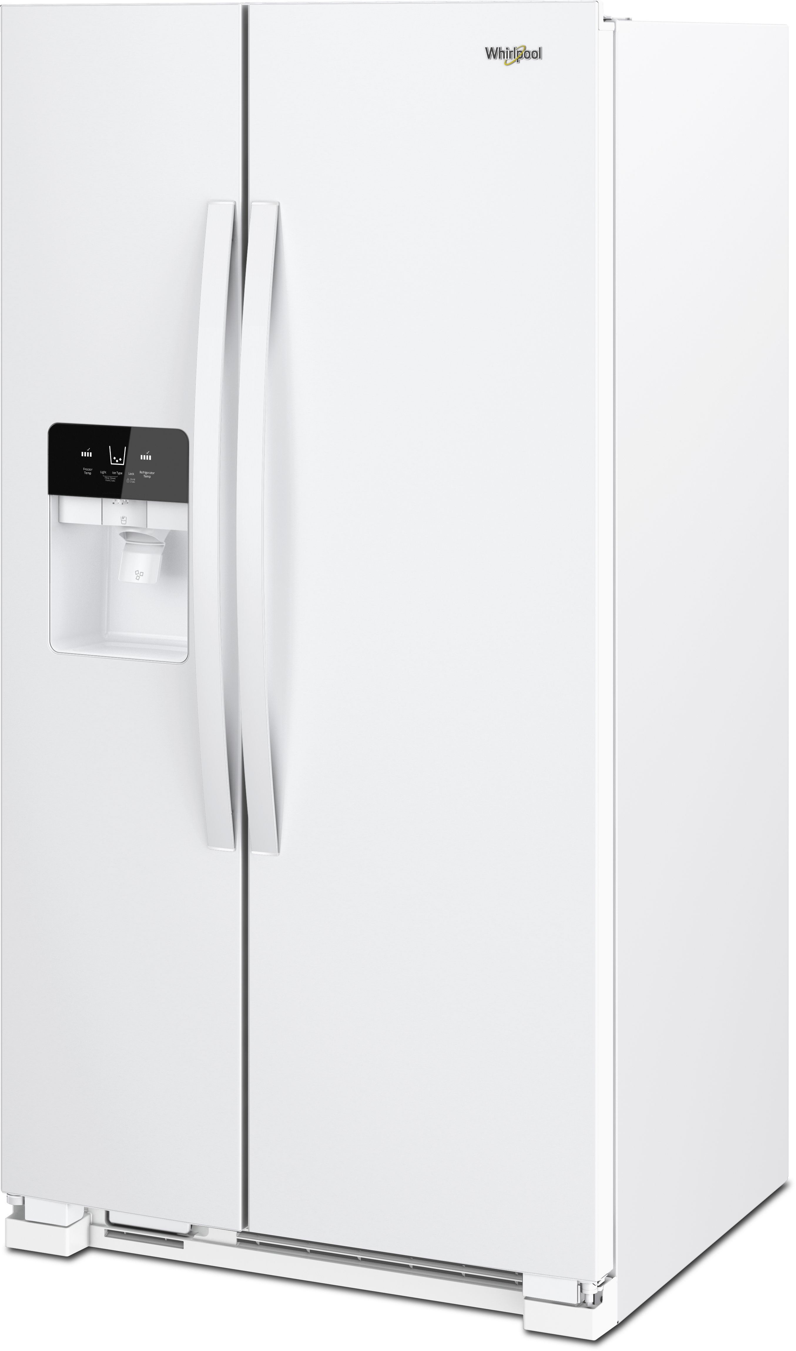 Whirlpool 36 in. 24.5 Cu. Ft. Side-By-Side Refrigerator-White - Thumbnail 4