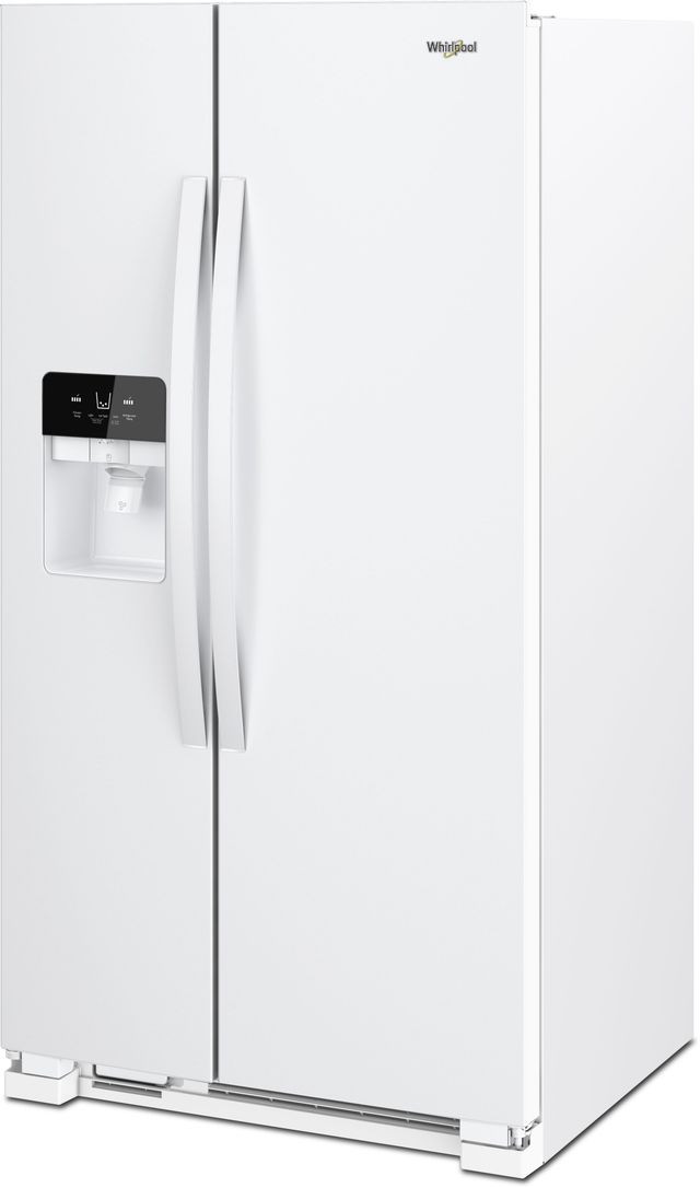 Whirlpool® 36" 24.5 Cu. Ft. Side-by-Side Refrigerator-White-1