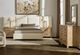 Artisan & Post by Vaughan-Bassett Joinery Ivory Cream/Washed White Oak Queen Upholstered Wall Panel Bed-1