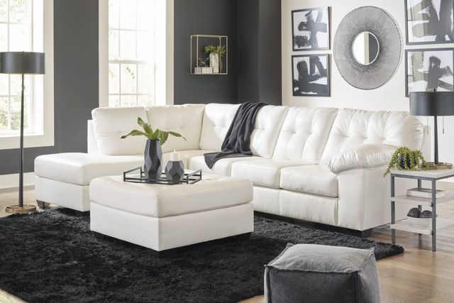 Signature Design by Ashley® Donlen White Oversized Accent Ottoman-3