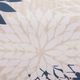 Nourison Home™ Aloha Ivory/Navy Bolster Throw Pillow-5