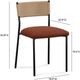 TOV Furniture Celine 2-Piece Maroon Dining Chair Set-2