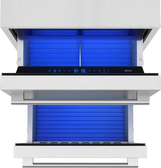 Zephyr Presrv™ 5.1 Cu. Ft. Stainless Steel Outdoor Refrigerator Drawers-2