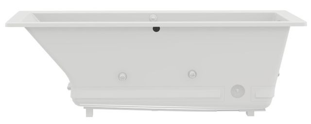 KOHLER® Underscore® Ice Gray 66" x 32" Drop-In Heated BubbleMassage™ Air Bath with Whirlpool-1