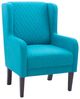 Powell® Lyric Teal Wingback Accent Chair-0