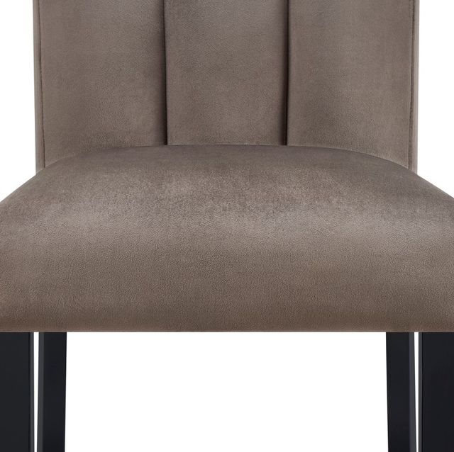 Crown Mark Vega Black/Mocha Counter Dining Side Chair-4