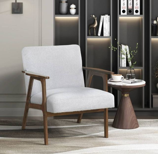 Homelegance® Omara Gray Accent Chair-1