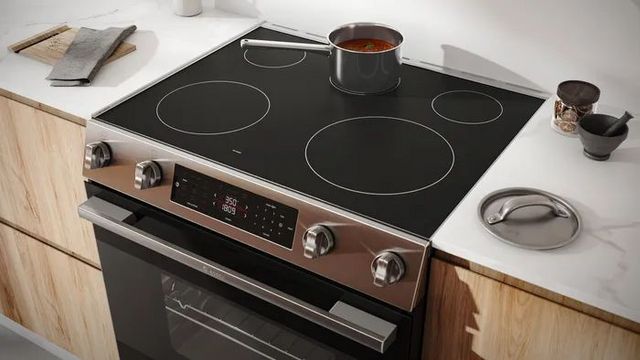 Bosch 100 Series 30" Stainless Steel Slide In Electric Range -5
