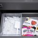 ZLINE 60 in. 32.2 Cu. Ft. Black Stainless Steel Built In French Door Refrigerator with Graphite Gray Interior-5