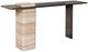 Vanguard® Furniture Flynn Charcoal/Travertine Console-0