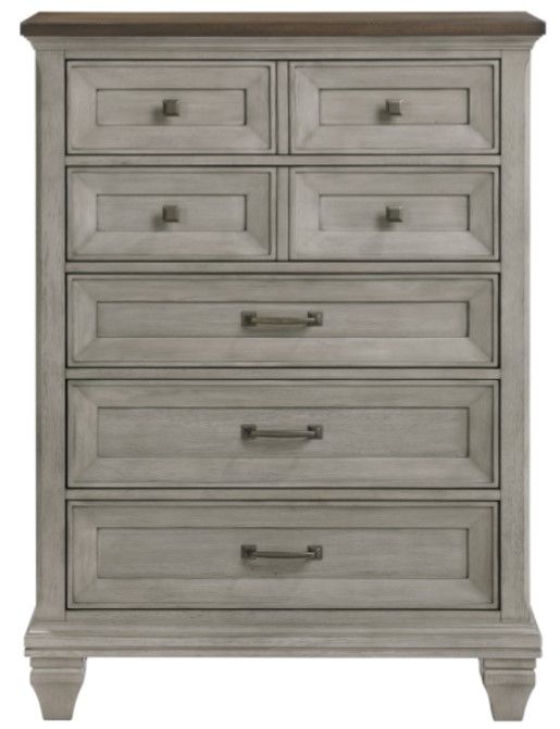 Homelegance® Renton Antique Gray/Brown Chest-2