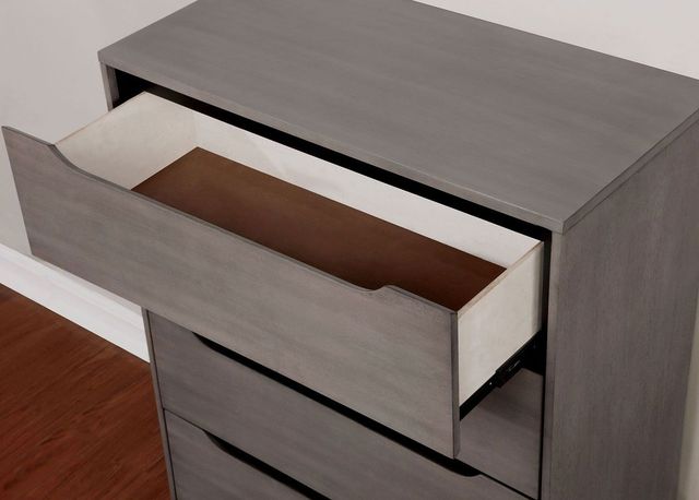 Furniture of America® Lennart Gray Nightstand-3