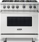 Viking® 5 Series 36" Stainless Steel Pro Style Liquid Propane Gas Range-0