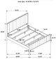 Coaster® Brookmead Black/Ivory Eastern King Panel Bed -4