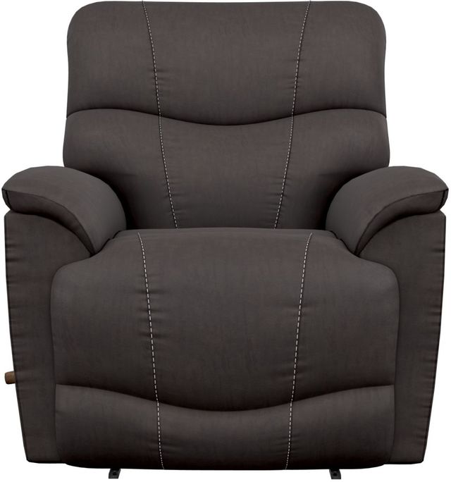 La-Z-Boy® Trouper Walnut Leather Manual Wall Recliner-1