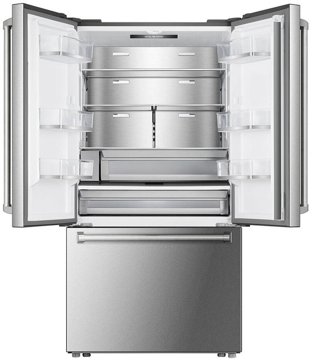 Verona® 36" 20.2 Cu. Ft. Stainless Steel Counter Depth French Door Refrigerator-1