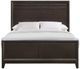 Elements International Beaumont Merlot Queen Panel Bed-1