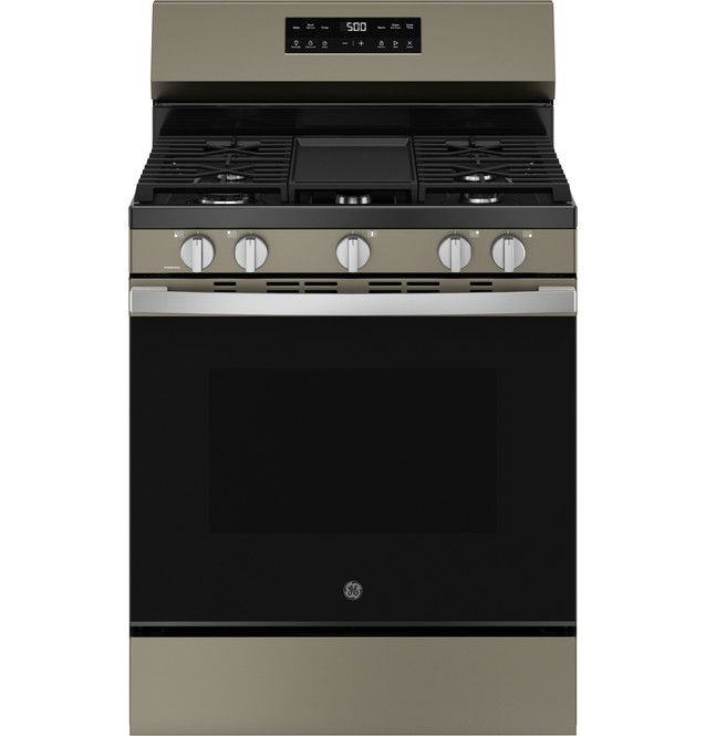 GE® 500 Series 30" Slate Freestanding Gas Range-0
