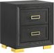Crown Mark Pepe Dark Gray Nightstand-0