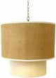 Dovetail Furniture Lumora White Natural Pendant Light-0
