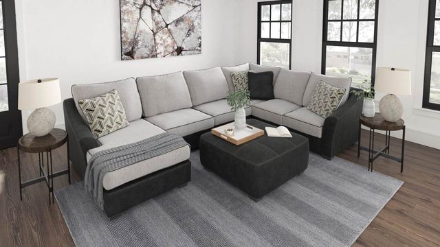 Signature Design by Ashley® Bilgray Pewter Oversized Accent Ottoman-3