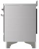 Ilve® Majestic III 48" Stainless Steel Pro Style Induction Range with Solid Door and Chrome Trim-4