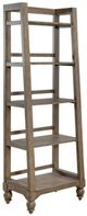 Liberty Furniture Americana Farmhouse Dusty Taupe Leaning Pier Bookcase-0