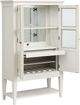 Magnussen Home® Willowbrook Egg Shell White Display Cabinet-2