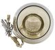 A & B Home Gold/Silver Palm Candle Holder-5