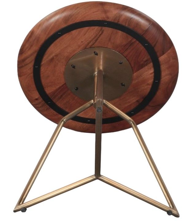 Home Trends & Design Bijou Dark Sienna Side Table-2