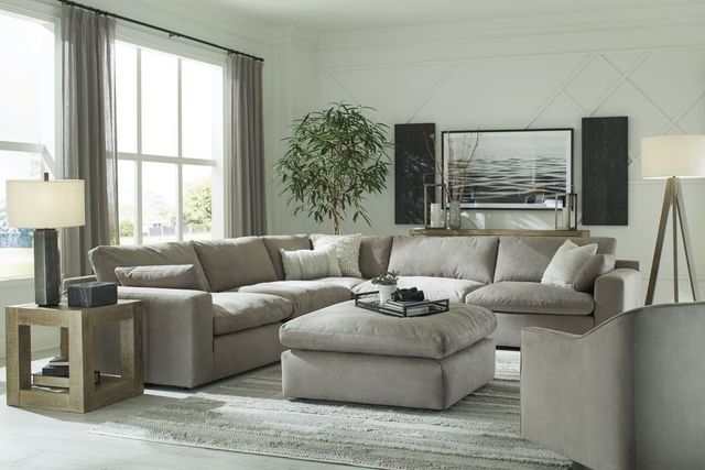 Signature Design by Ashley® Next-Gen Gaucho Putty Oversized Accent Ottoman-2