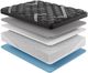 Diamond Mattress® Dreamstage Graphene 2.0 Hybrid 14.5" Medium Euro Top Queen Mattress in a Box-2