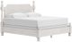 Signature Design by Ashley® Rowlenstown Antique White King Poster Bed-1