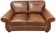 USA Premium Leather Furniture 7500 Almond/Pasiley Loveseat-2
