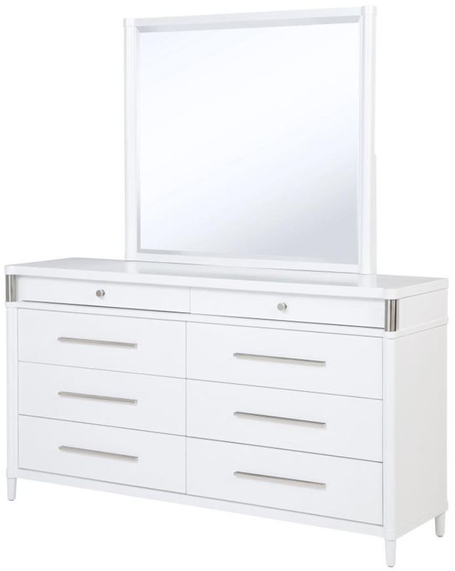 Coaster®  Gracemont White Dresser with Mirror-2