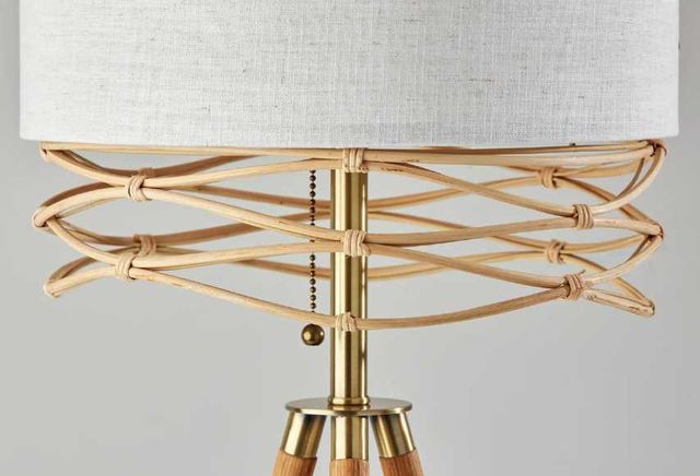 Adesso® Melanie Natural Floor Lamp-1