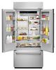 KitchenAid® 37 in. 20.8 Cu. Ft. Stainless Steel Built In Counter Depth French Door Refrigerator-2