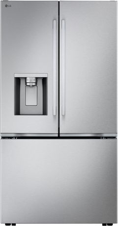 LG 36 in. 23.7 Cu. Ft. PrintProof™ Stainless Steel Counter Depth MAX™ with Zero Clearance™ French Door Refrigerator