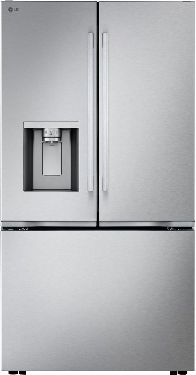 LG 36" 23.7 Cu. Ft. PrintProof™ Stainless Steel Counter Depth MAX™ with Zero Clearance™ French Door Refrigerator