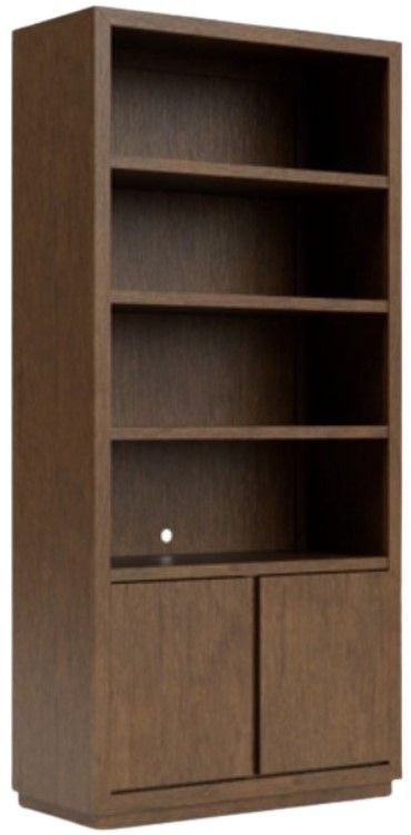 Riverside Furniture Westwood Whiskey Oak Bookcase-0