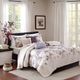 Olliix by Madison Park Taupe Full/Queen Luna 6 Piece Reversible Coverlet Set-5