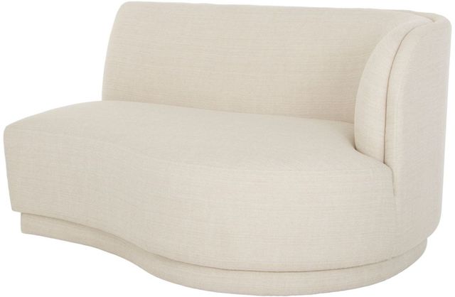 Moe's Home Collection Yoon Cream Right 2 Seat Sofa-1